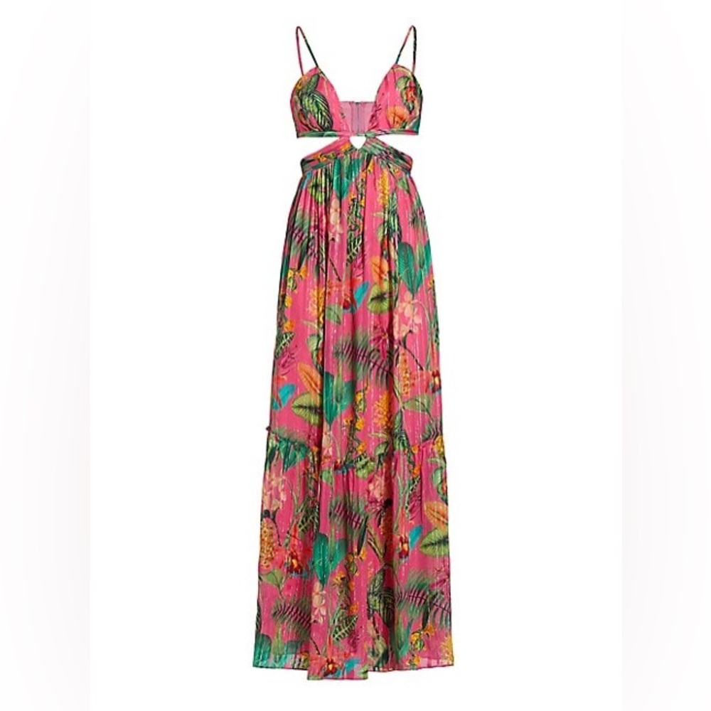 ISO Ramy Brook Tulum Wild Pink Cut-out Dress